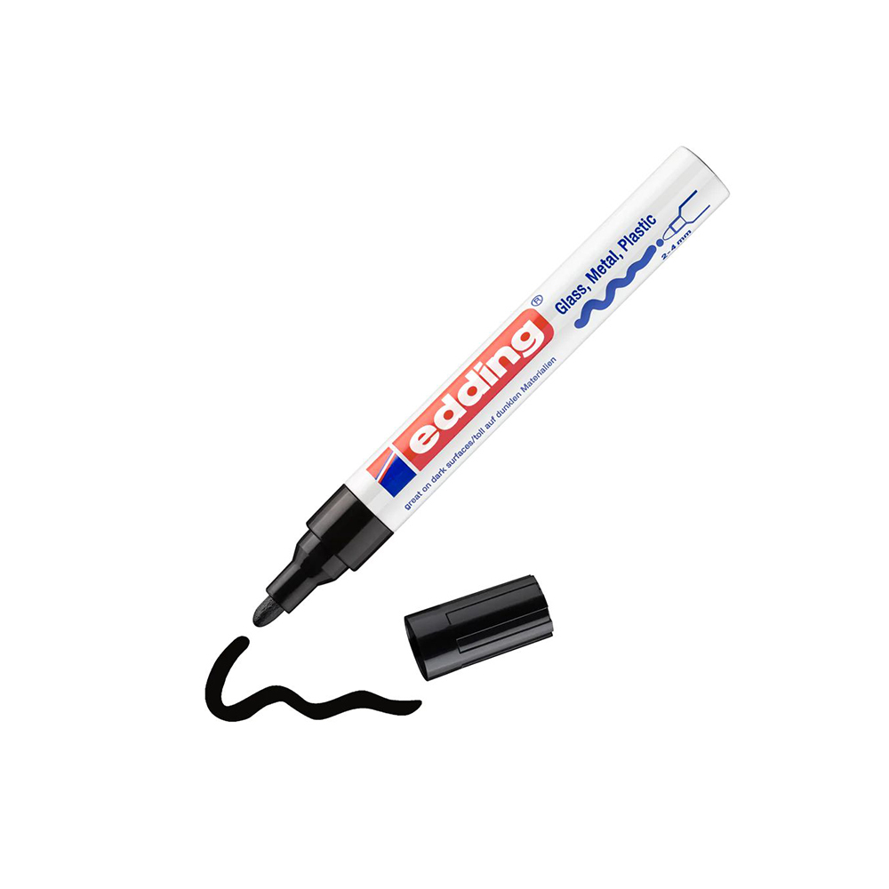 Edding 750 Gloss Paint Marker Black (47509001) (EDD47509001)