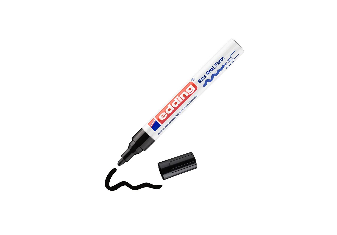 Edding 750 Gloss Paint Marker Black (47509001) (EDD47509001)
