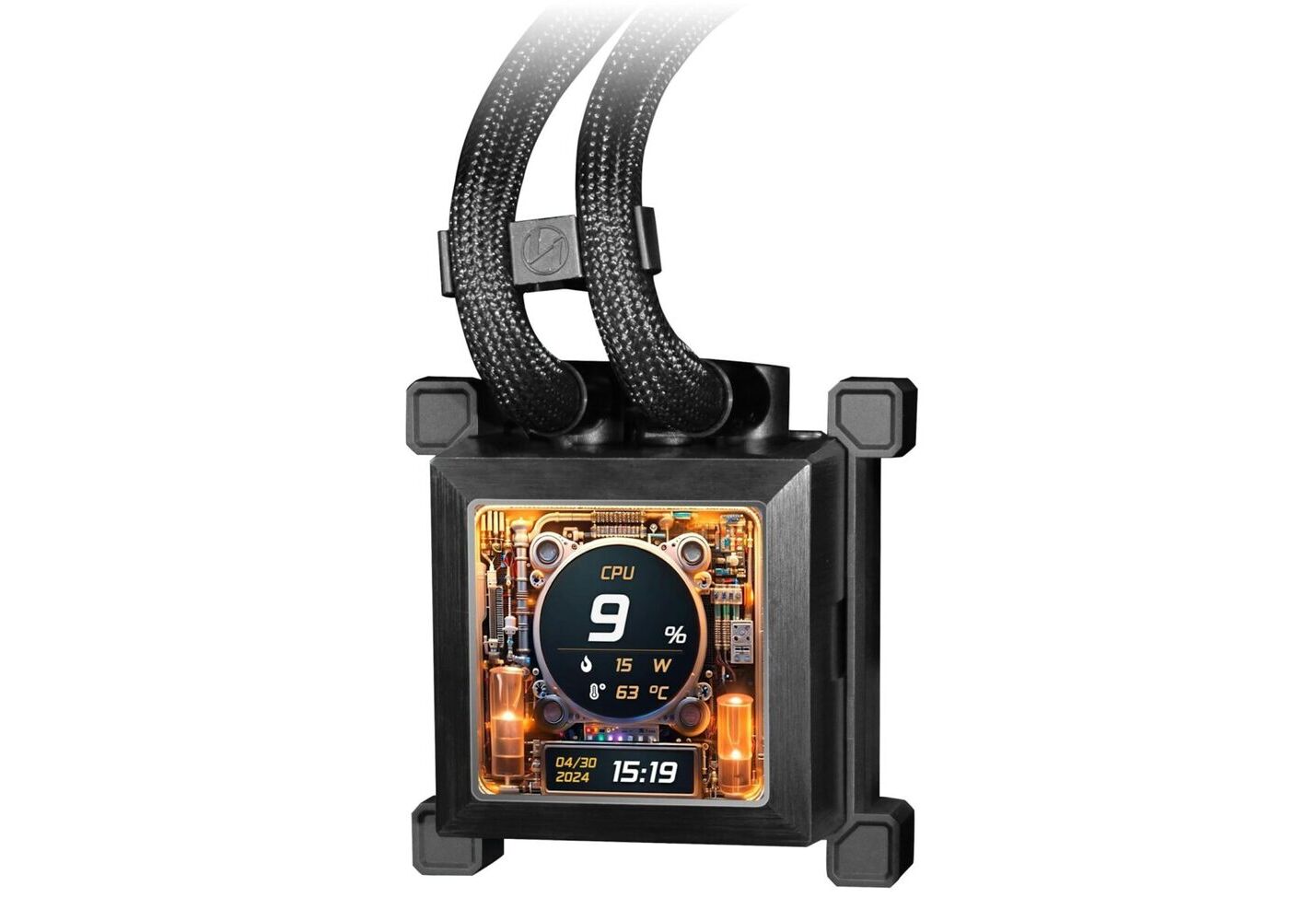 Lian Li HydroShift LCD 360 RGB fan Black AIO GPU Liquid Cooler with